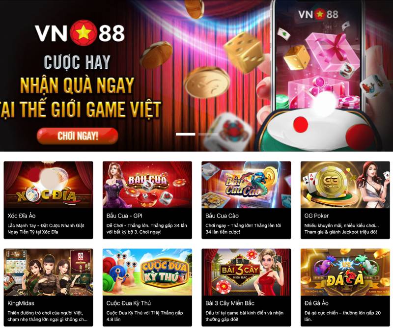 VN88 abra - link vào VN88 thương hiệu nhà cái casino số #1 châu Á 12 Các trò chơi khác